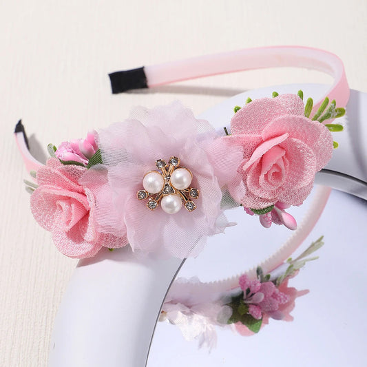 KMK - Childrens Sweet Floral Headband