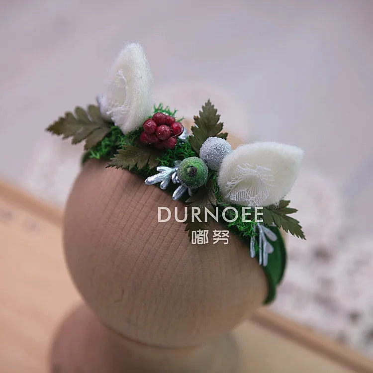 KMK - Christmas Deer Flower Headband