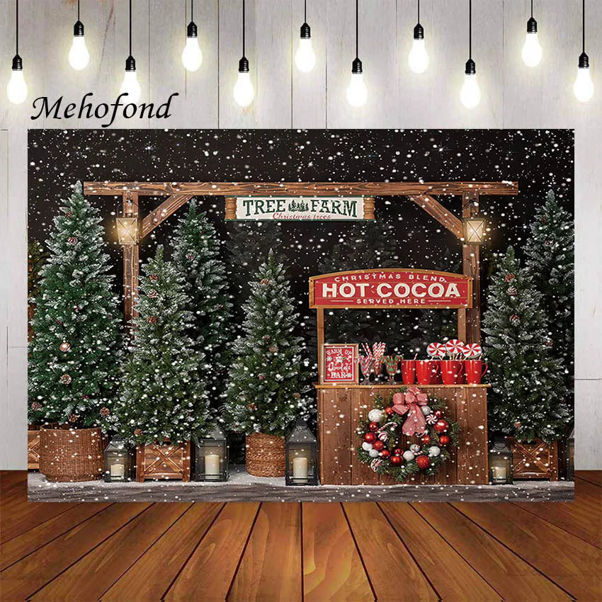 KMK - Christmas Hot Cocoa Backdrop