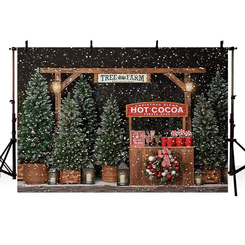 KMK - Christmas Hot Cocoa Backdrop