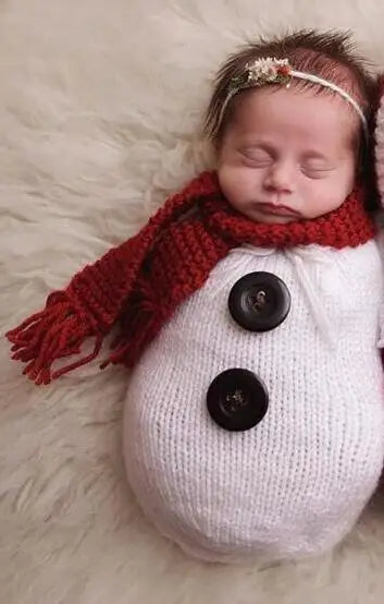 KMK - Christmas Knit Swaddle Sets