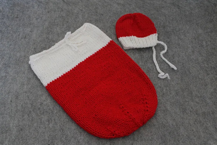 KMK - Christmas Knit Swaddle Sets