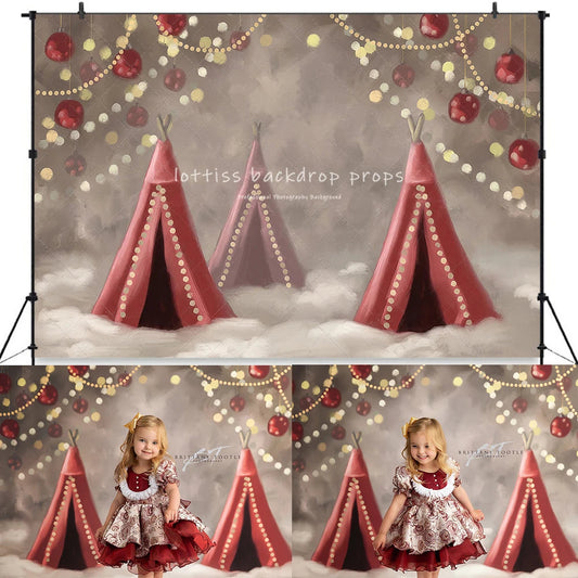 KMK - Christmas Tent Backdrop