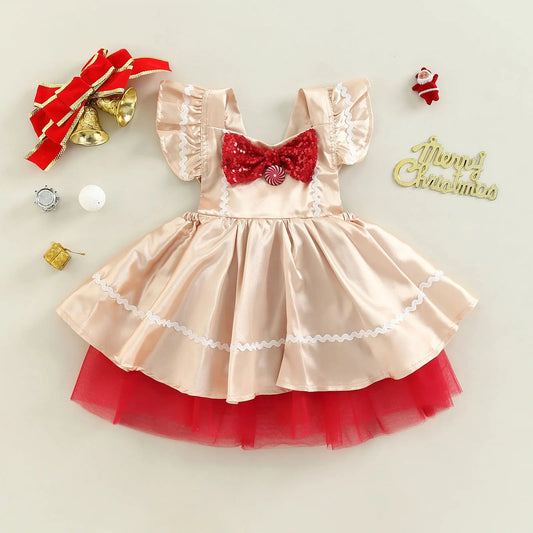 KMK - ChristmasSequin Tulle Dress