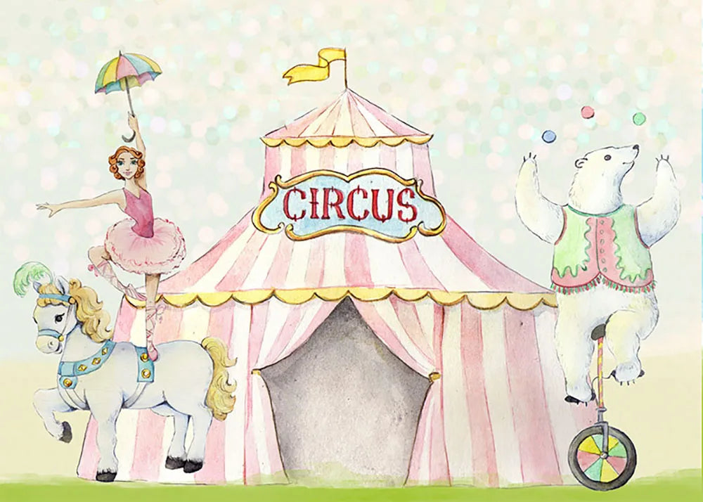 KMK - Circus Party Backdrop