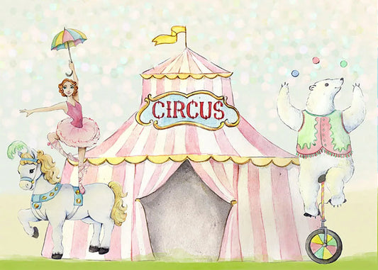 KMK - Circus Party Backdrop