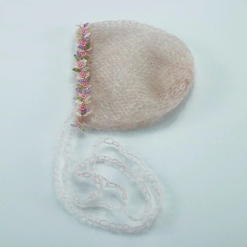 KMK - Crochet Mohair Baby Hat