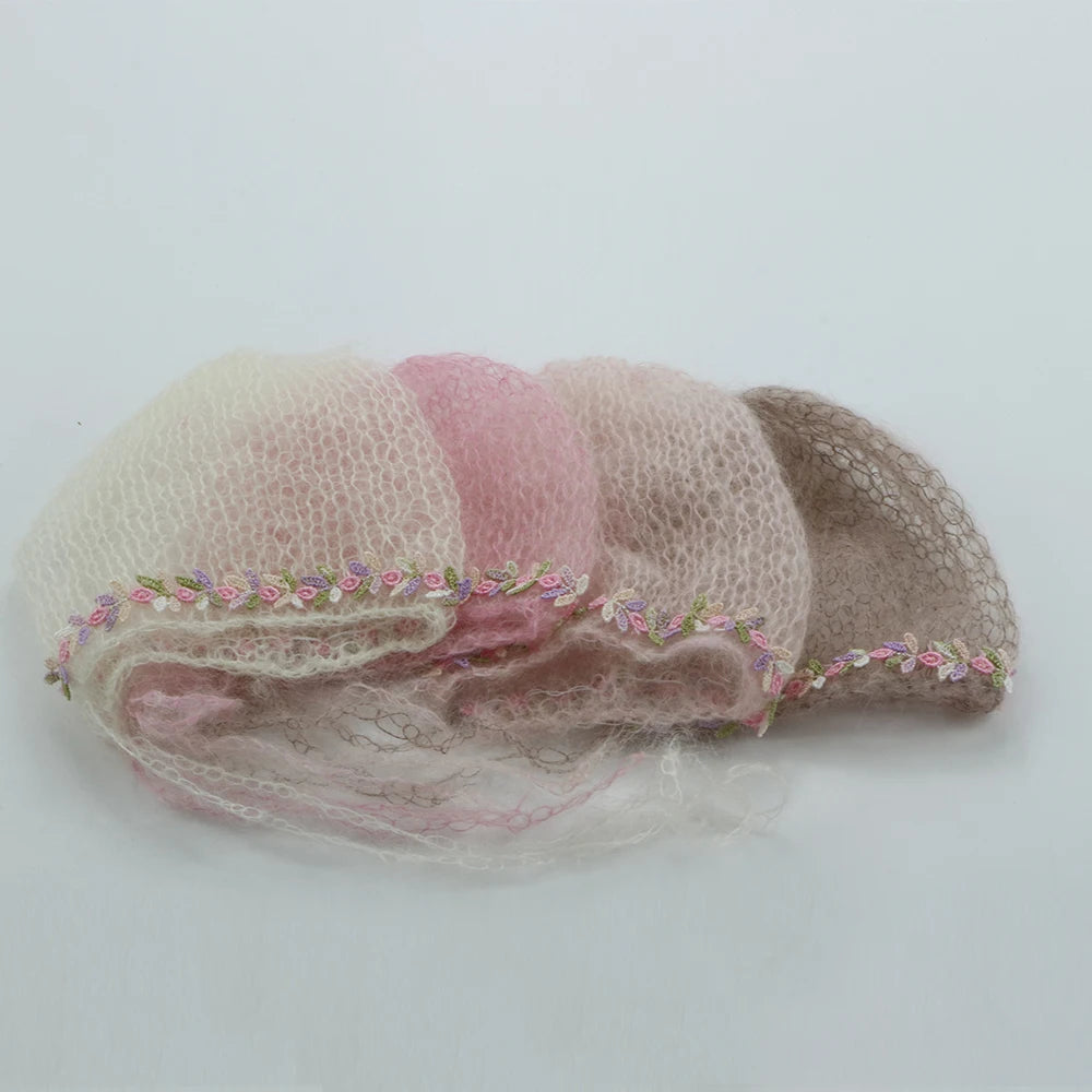 KMK - Crochet Mohair Baby Hat