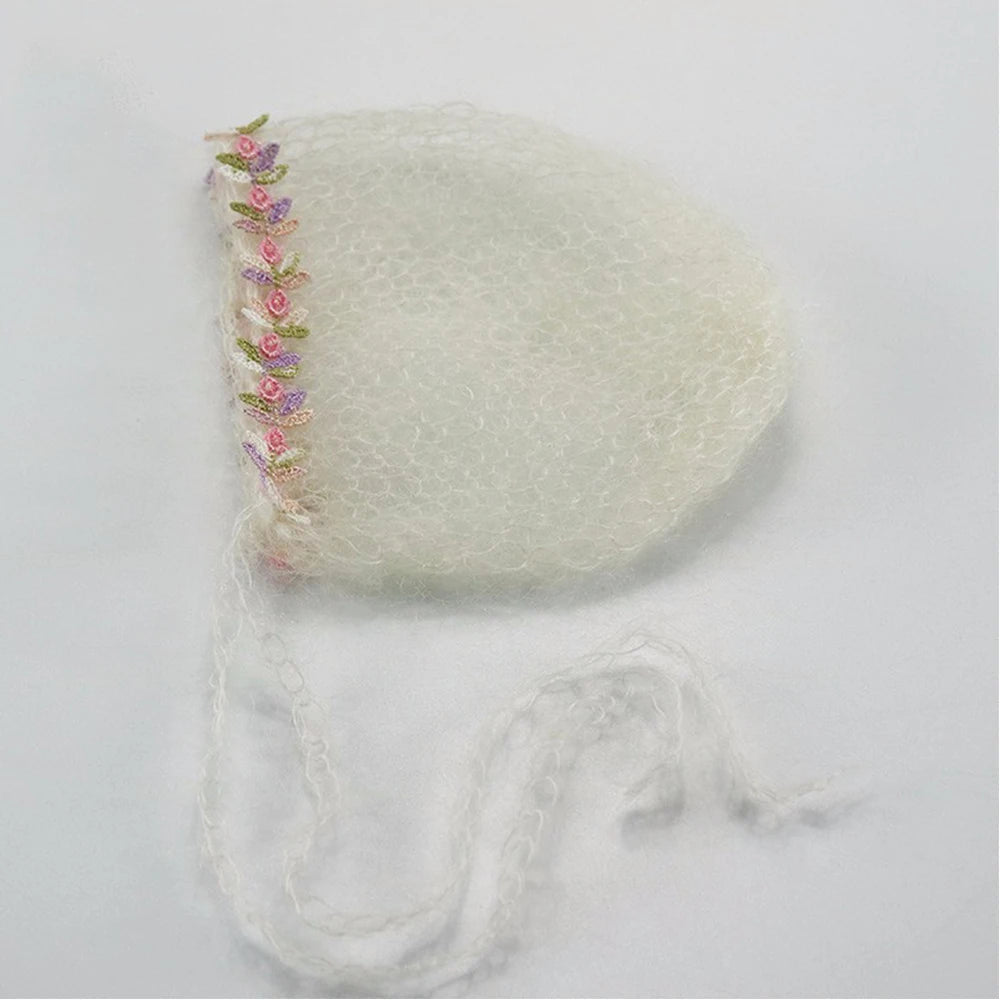 KMK - Crochet Mohair Baby Hat