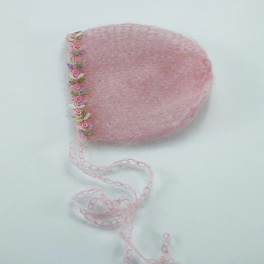 KMK - Crochet Mohair Baby Hat