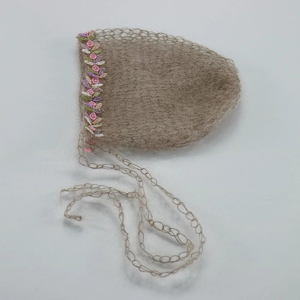 KMK - Crochet Mohair Baby Hat