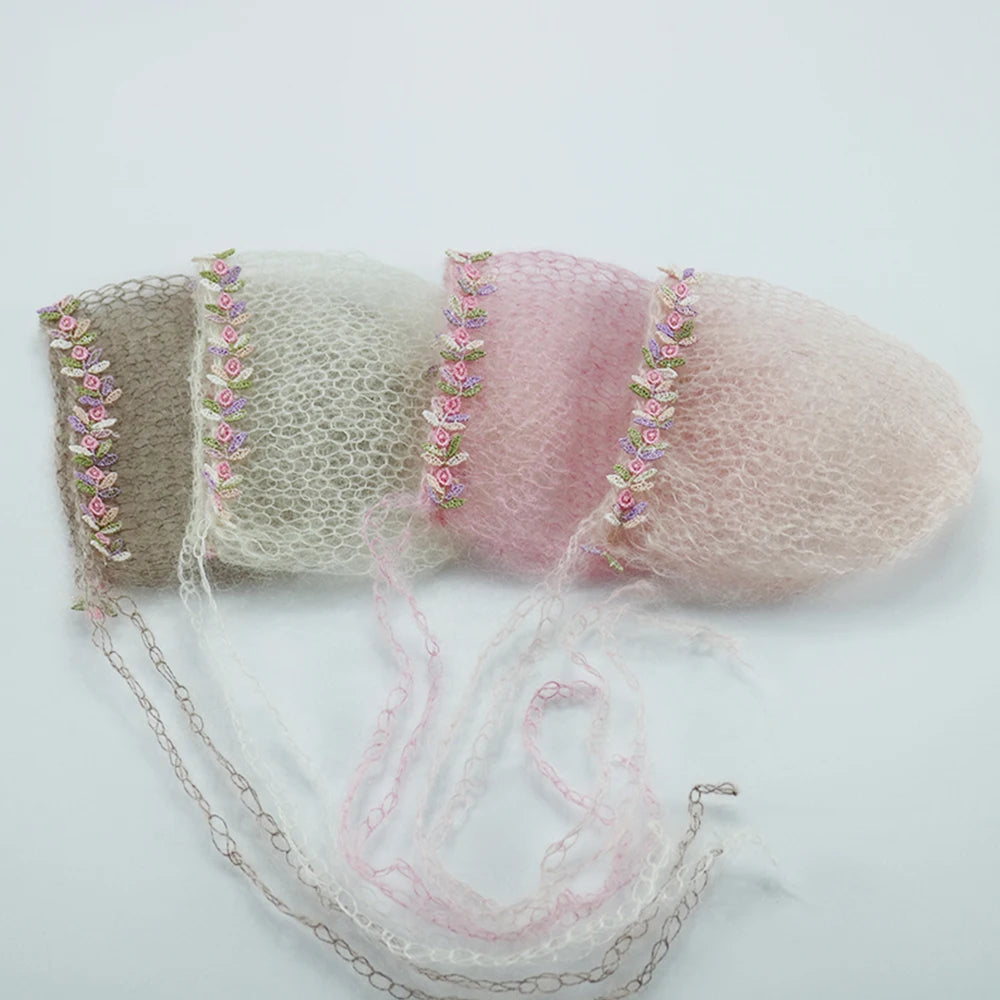 KMK - Crochet Mohair Baby Hat