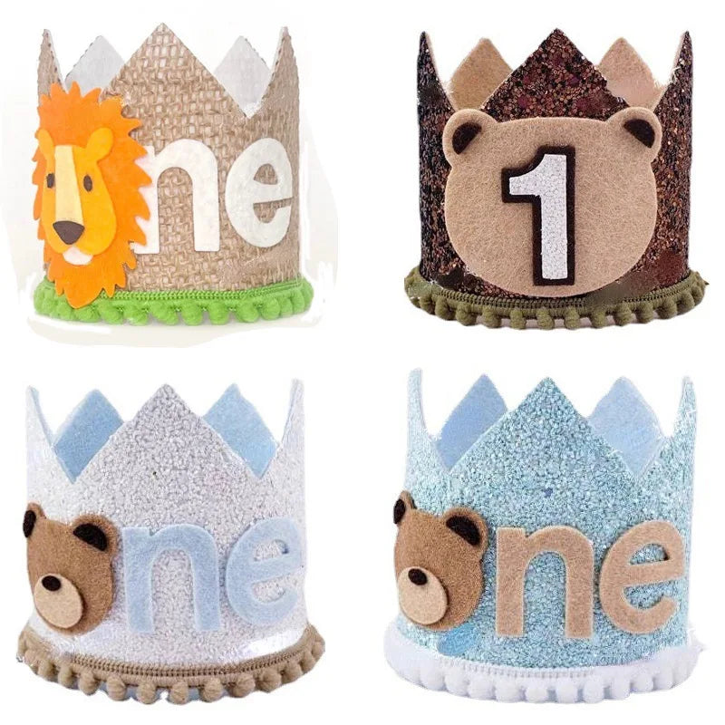 KMK - Crown Animal Birthday Hat