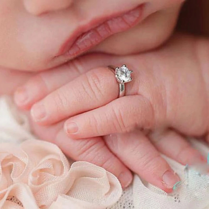 KMK - Crystal Baby Rings Photo Props