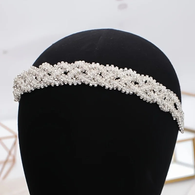 KMK - Crystal Hair Vine Headband Tiara