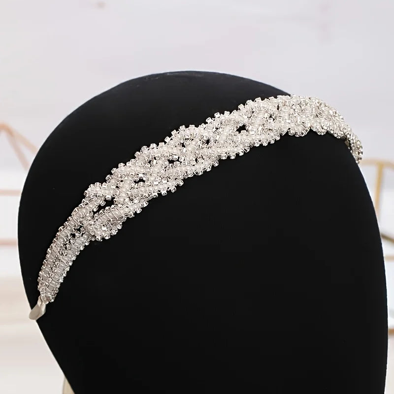 KMK - Crystal Hair Vine Headband Tiara