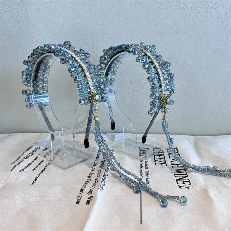 KMK - Crystal Tassel Headband