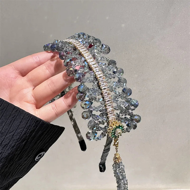 KMK - Crystal Tassel Headband