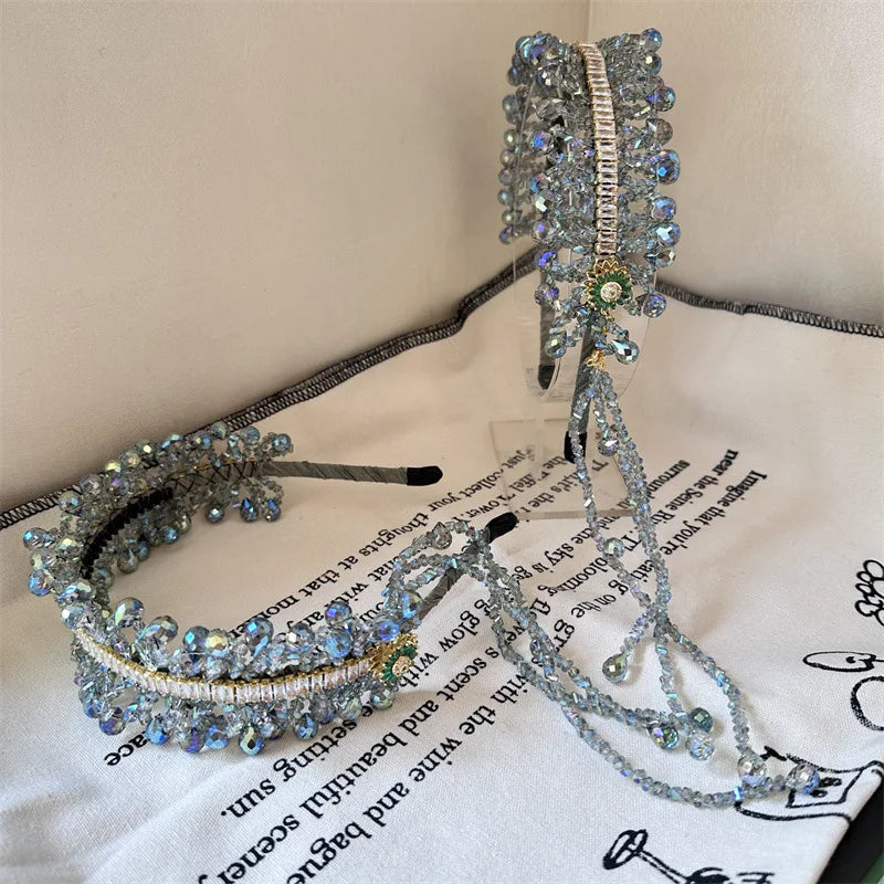 KMK - Crystal Tassel Headband