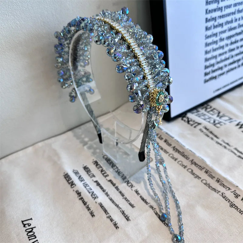 KMK - Crystal Tassel Headband