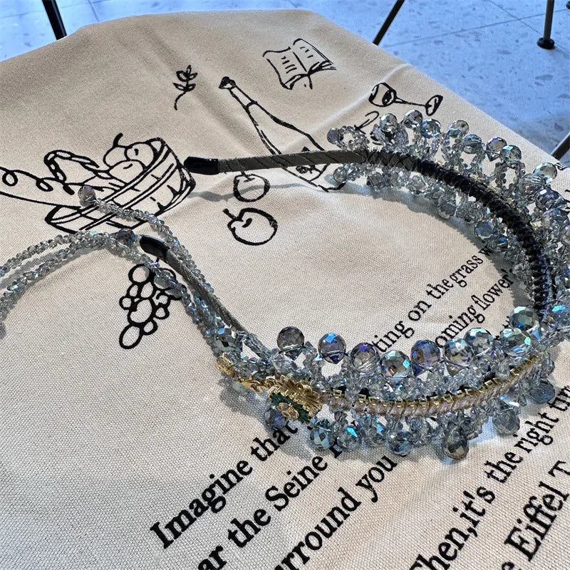 KMK - Crystal Tassel Headband