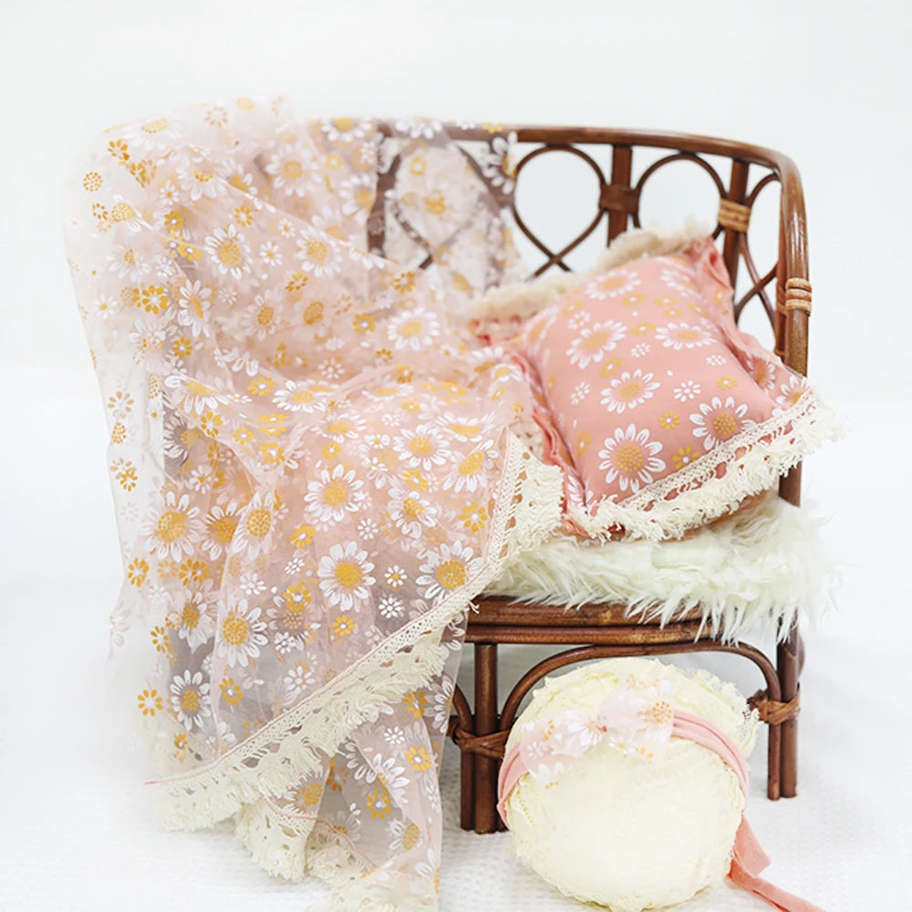 KMK - Daisy Wrap+Pillow+Headband Set