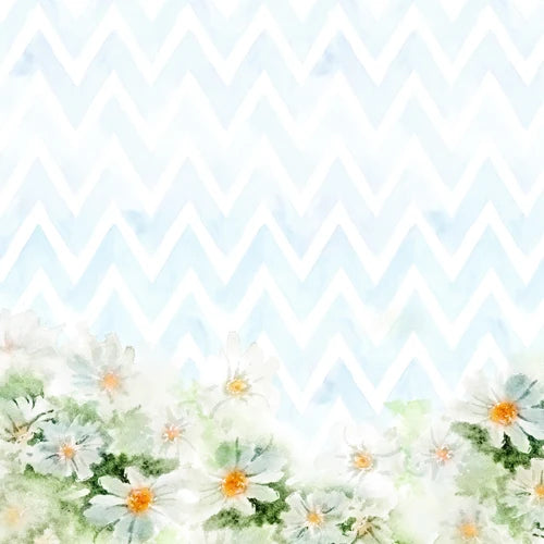 KMK - Daisy flower Backdrop