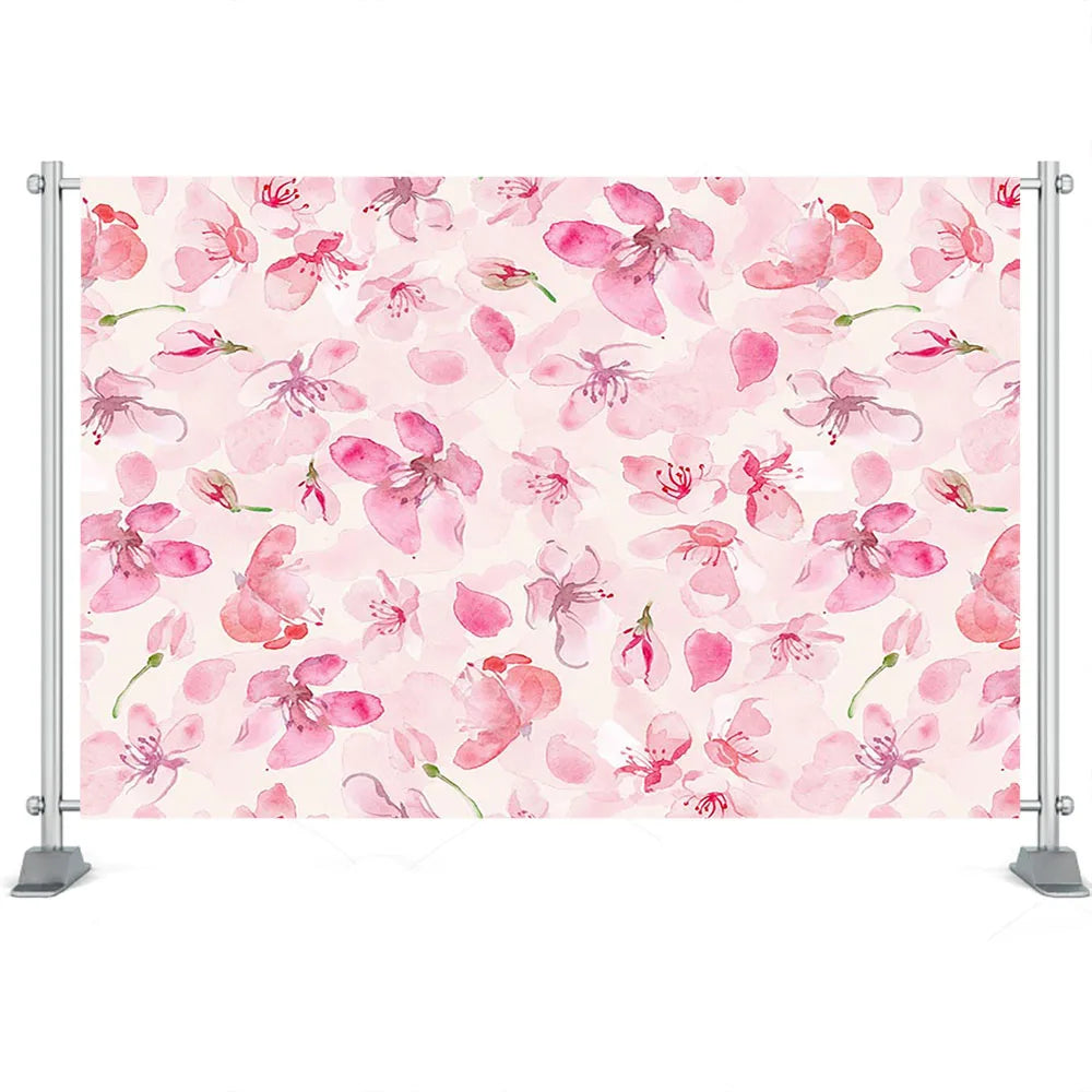 KMK - Deep Pink Watercolour Backdrop