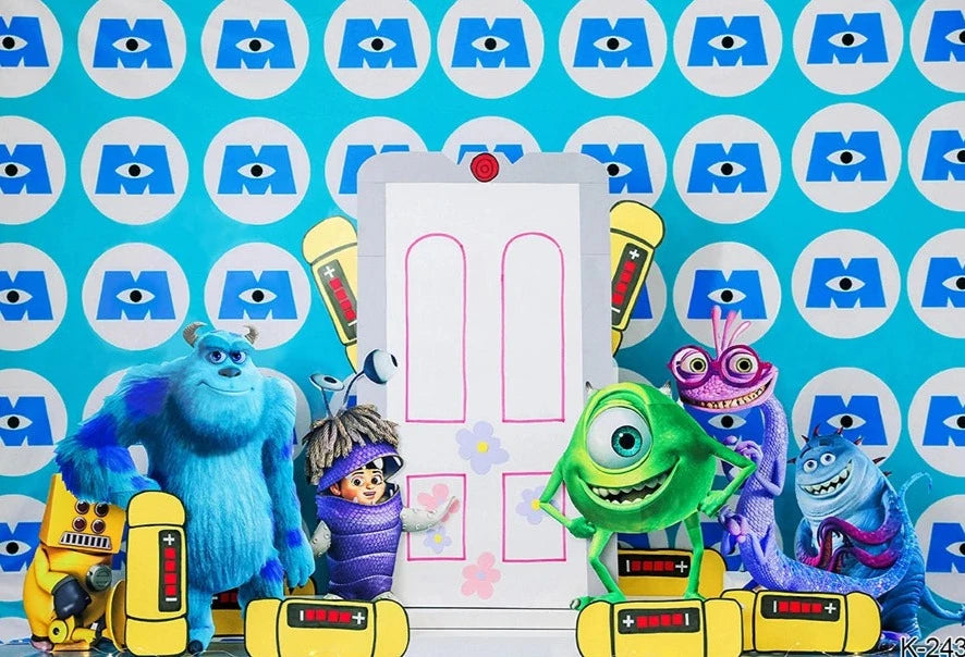 KMK - Disney Monsters Inc Backdrop