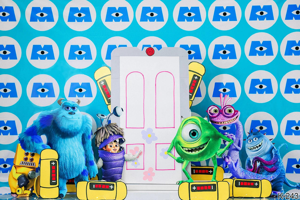 KMK - Disney Monsters Inc Backdrop