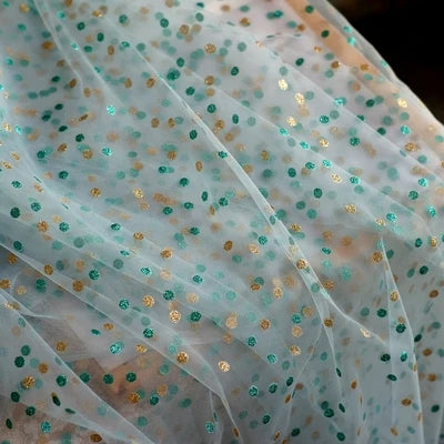 KMK - Dot Lace Fabric