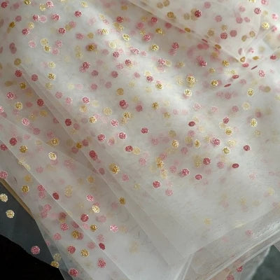 KMK - Dot Lace Fabric