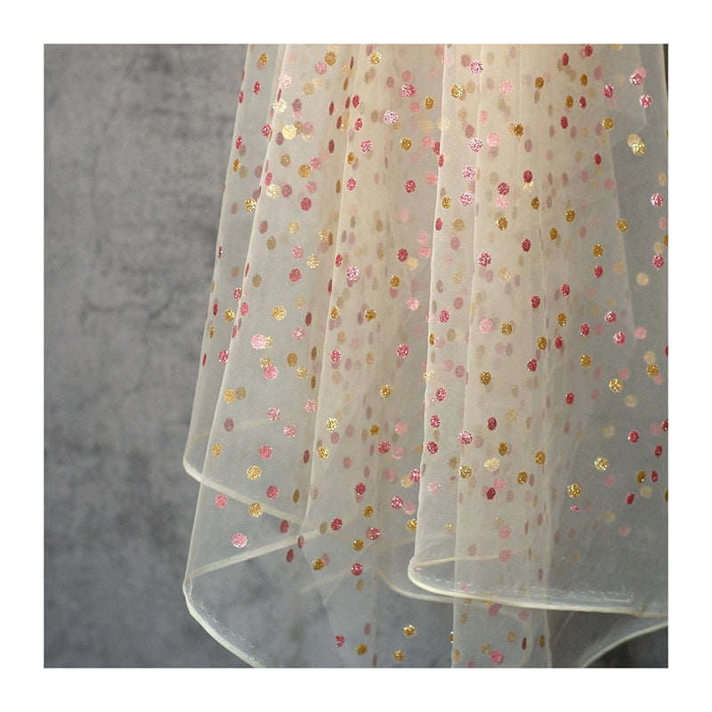 KMK - Dot Lace Fabric