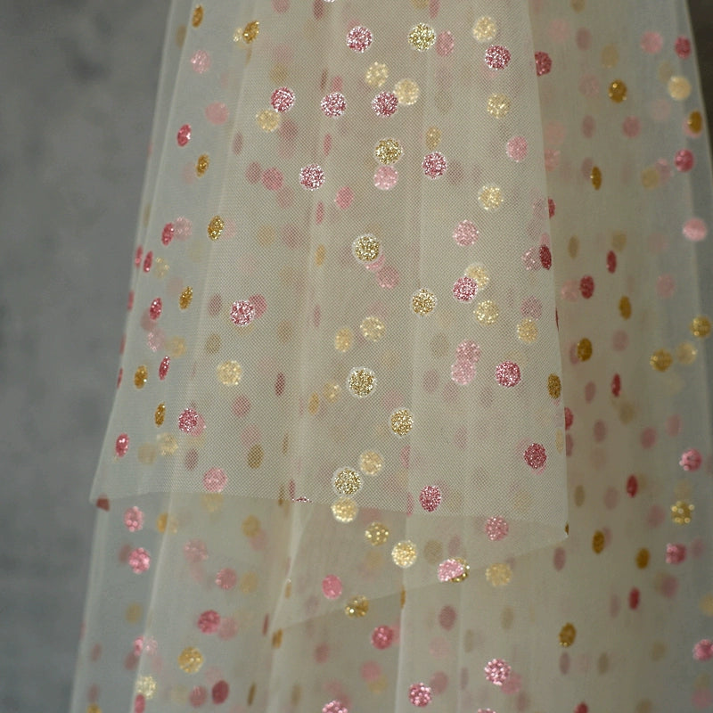 KMK - Dot Lace Fabric