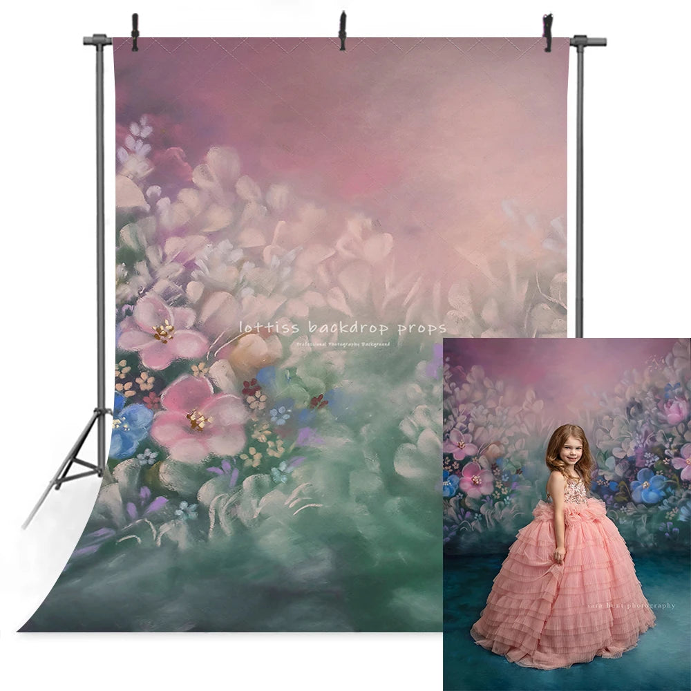 KMK - Dusk Floral watercolour backdrops