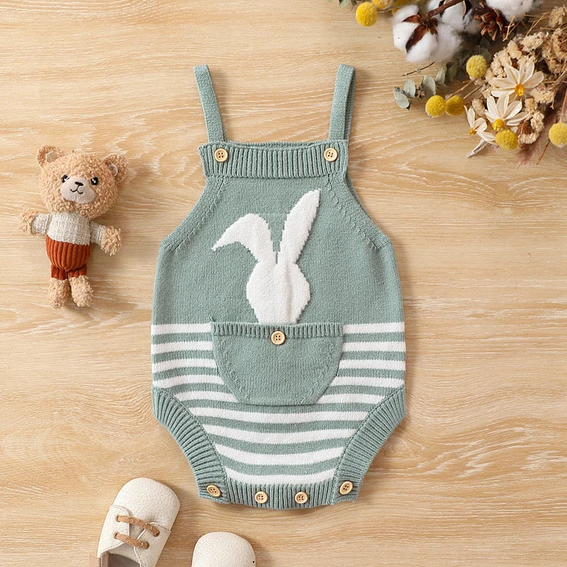 KMK - Easter Bunny Knitted Romper