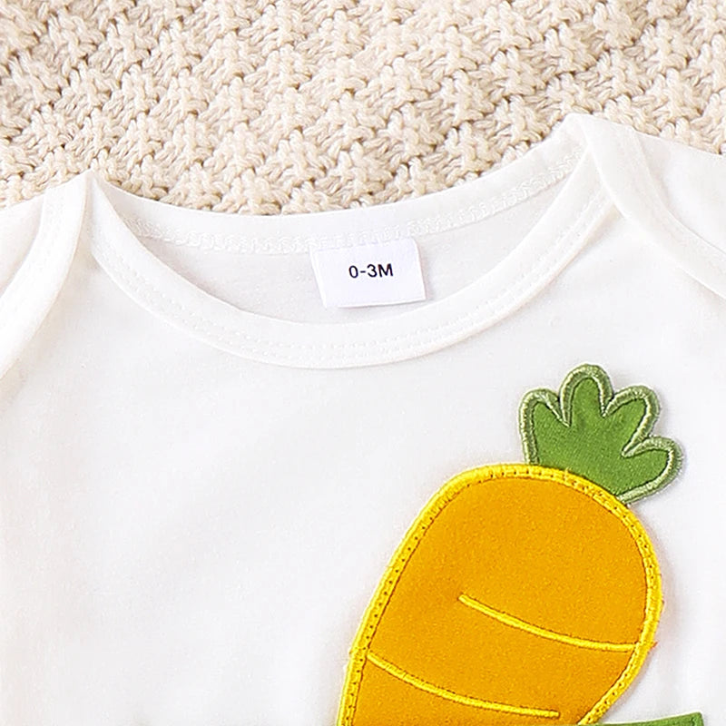 KMK - Easter Carrot Romper Set