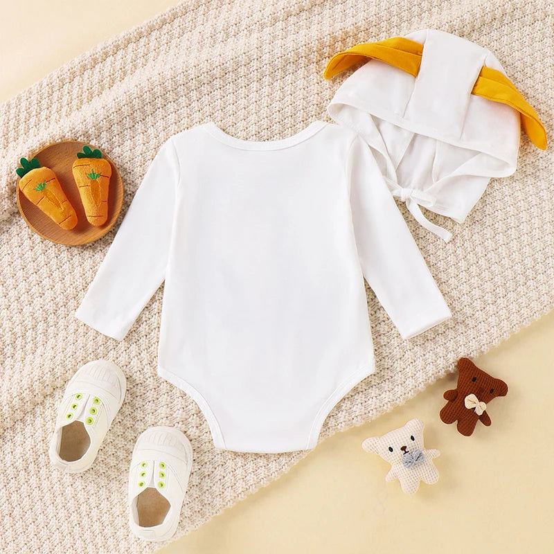 KMK - Easter Carrot Romper Set