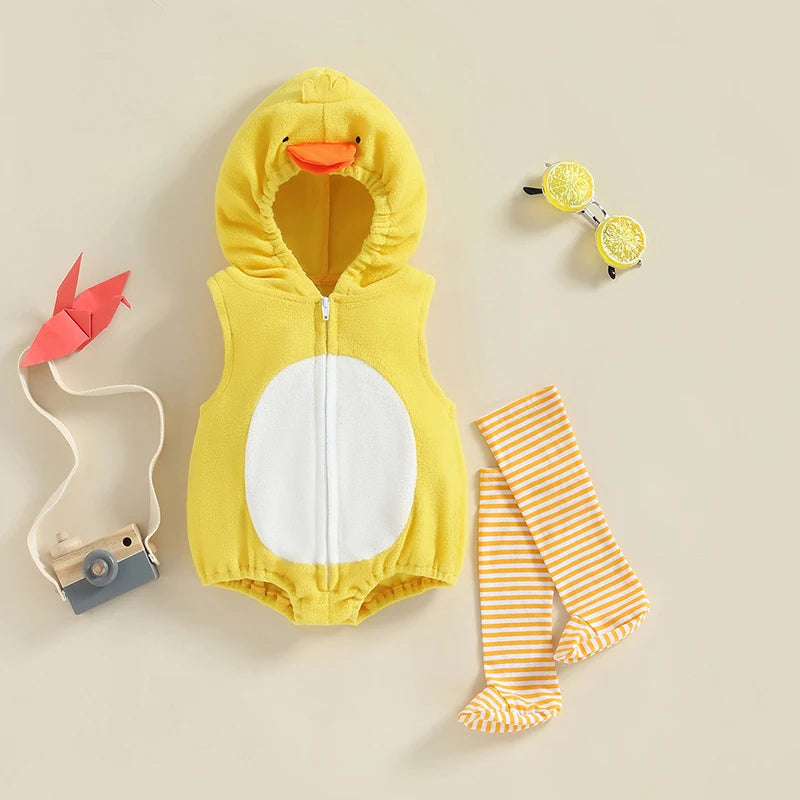 KMK - Easter Chick Romper Set