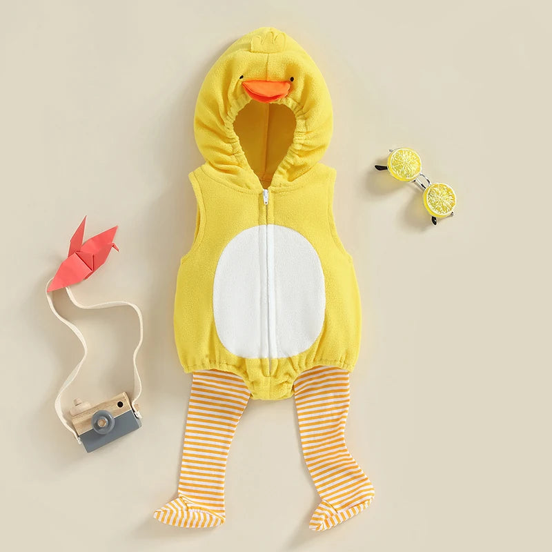 KMK - Easter Chick Romper Set