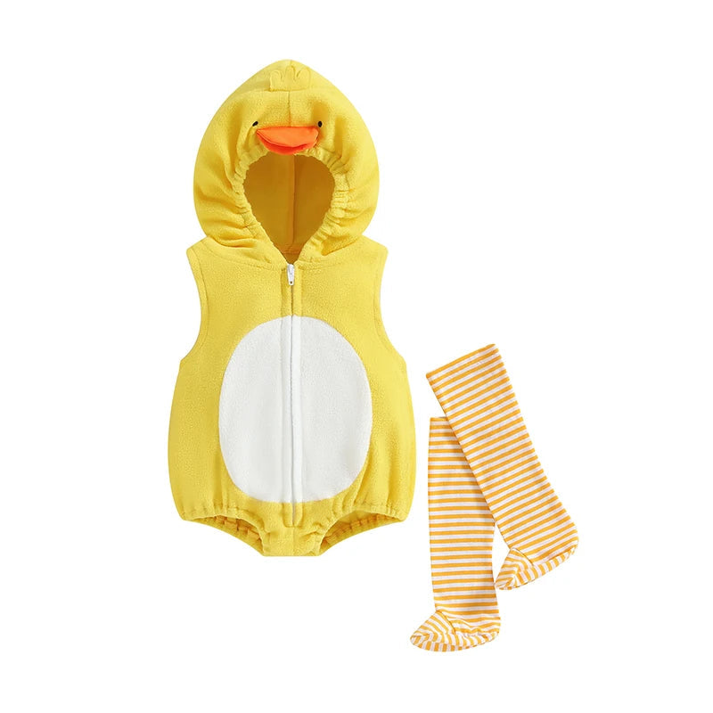 KMK - Easter Chick Romper Set