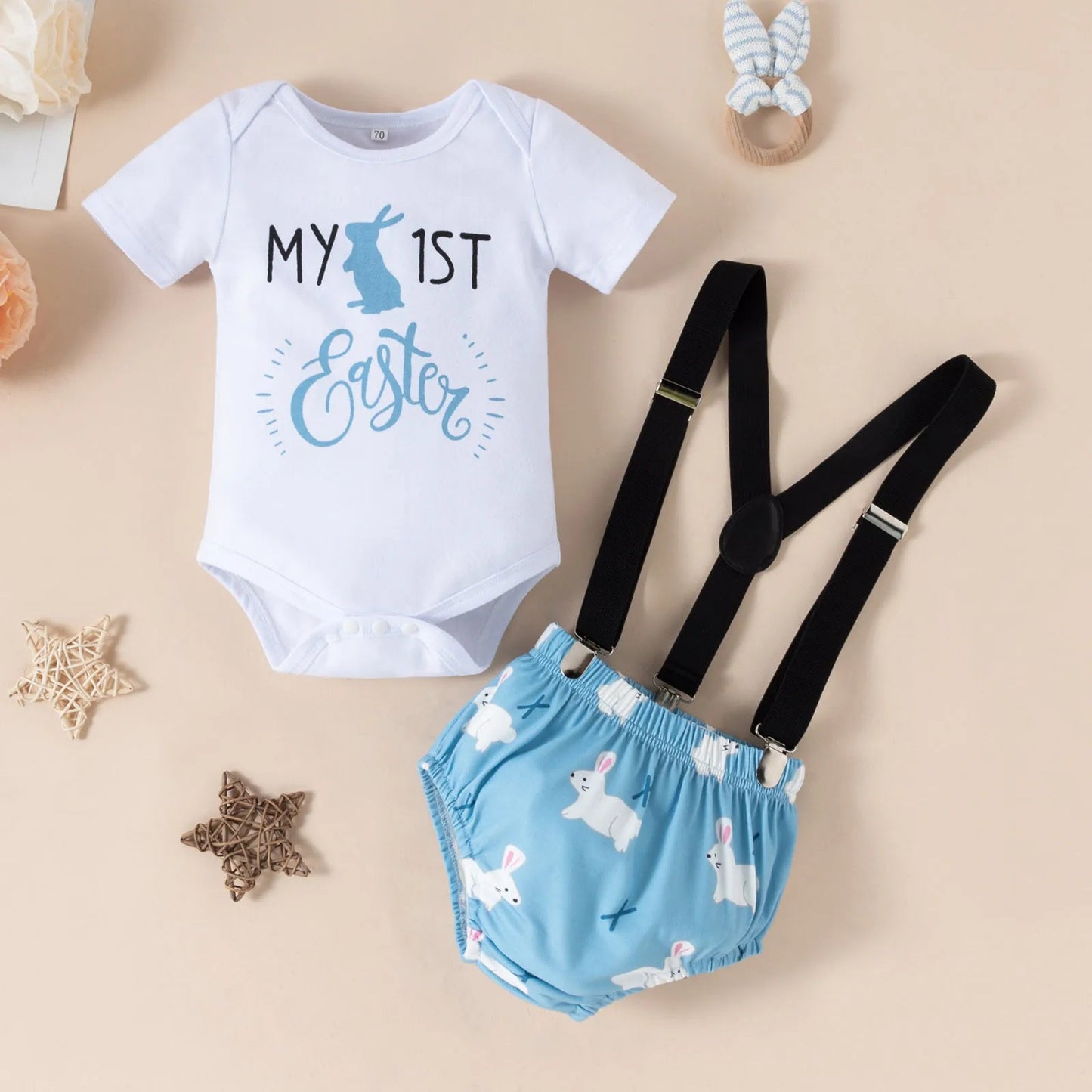 KMK - Easter "My First Easter" Romper Set