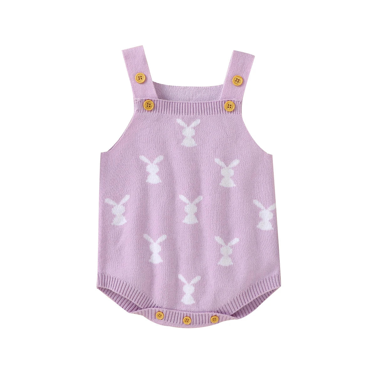 KMK - Easter Rabbit Sleeveless Knitted Romper