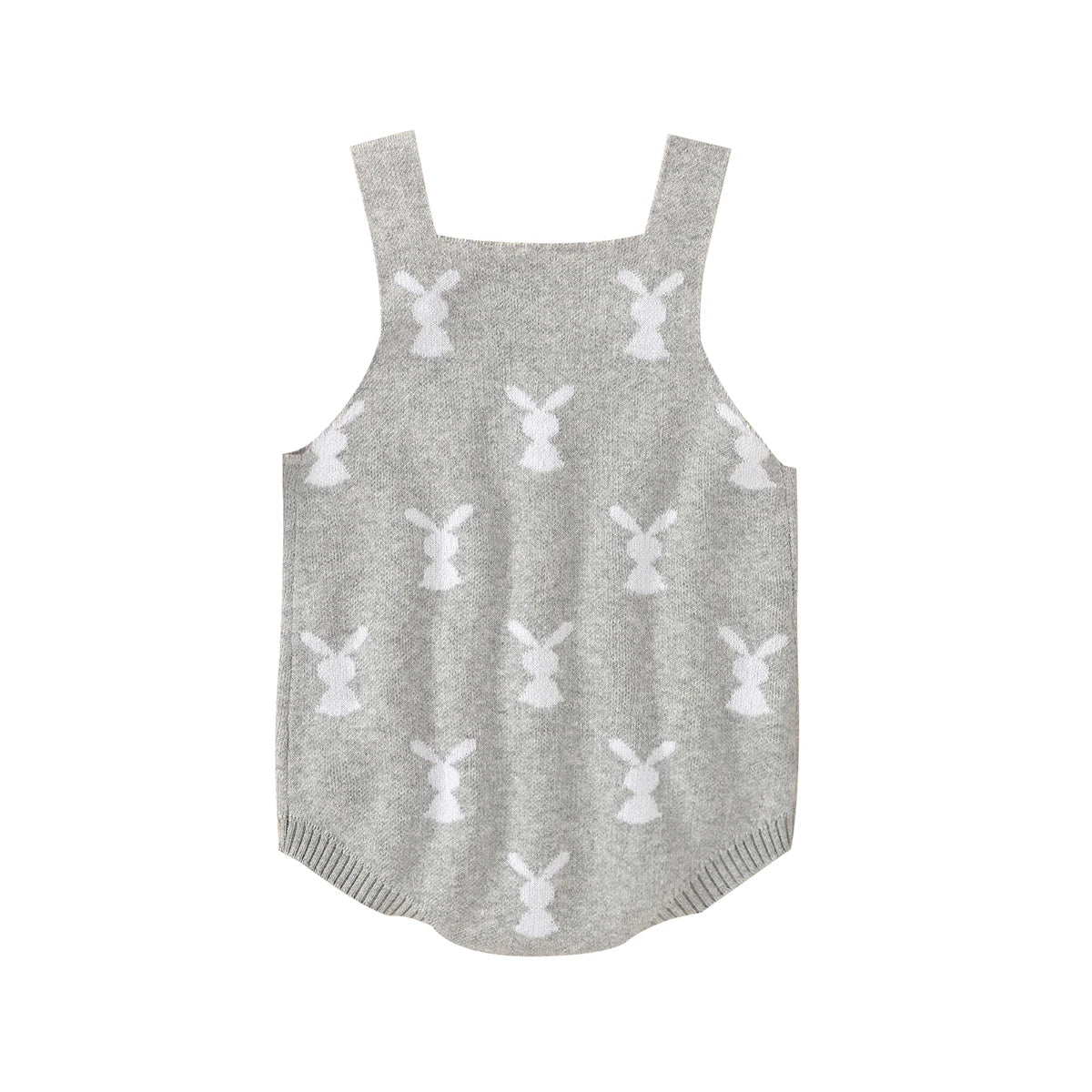 KMK - Easter Rabbit Sleeveless Knitted Romper