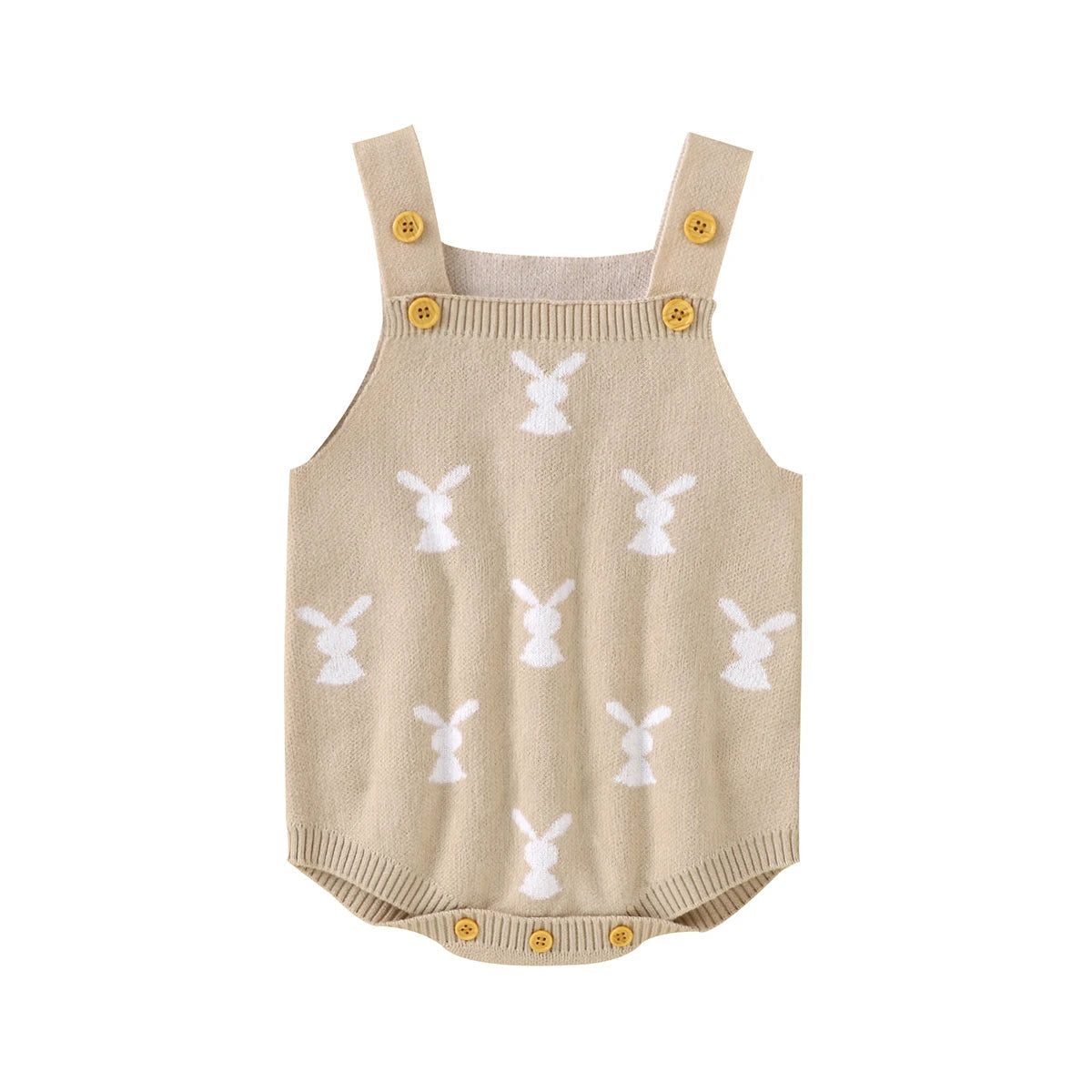 KMK - Easter Rabbit Sleeveless Knitted Romper