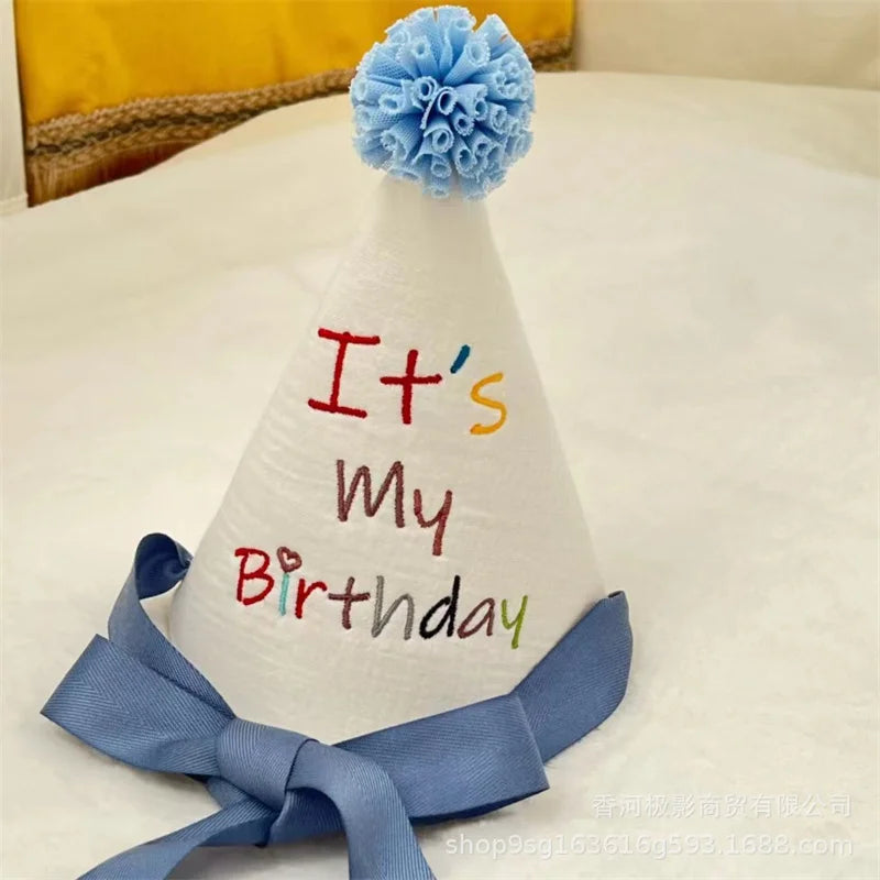 KMK - Fabric Birthday Hat