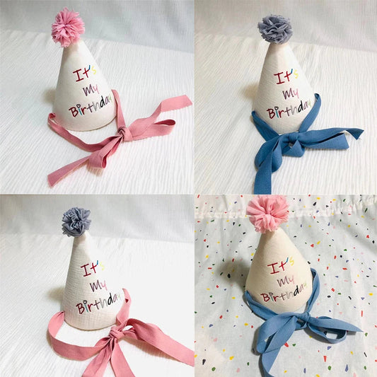 KMK - Fabric Birthday Hat