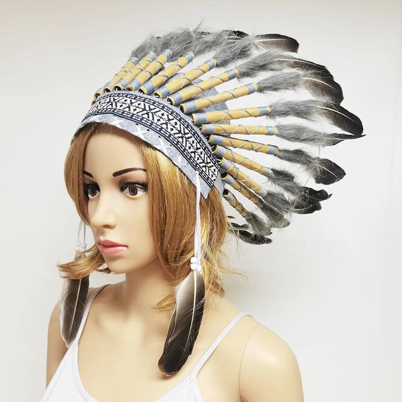 KMK - Feather Indian Headdress