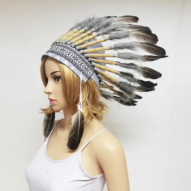 KMK - Feather Indian Headdress