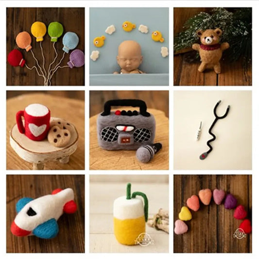 KMK - Felt photo Props - Assorted Designs